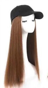 Ladies' Long Curly Hair Hat with Wig Net Fashion Accessory