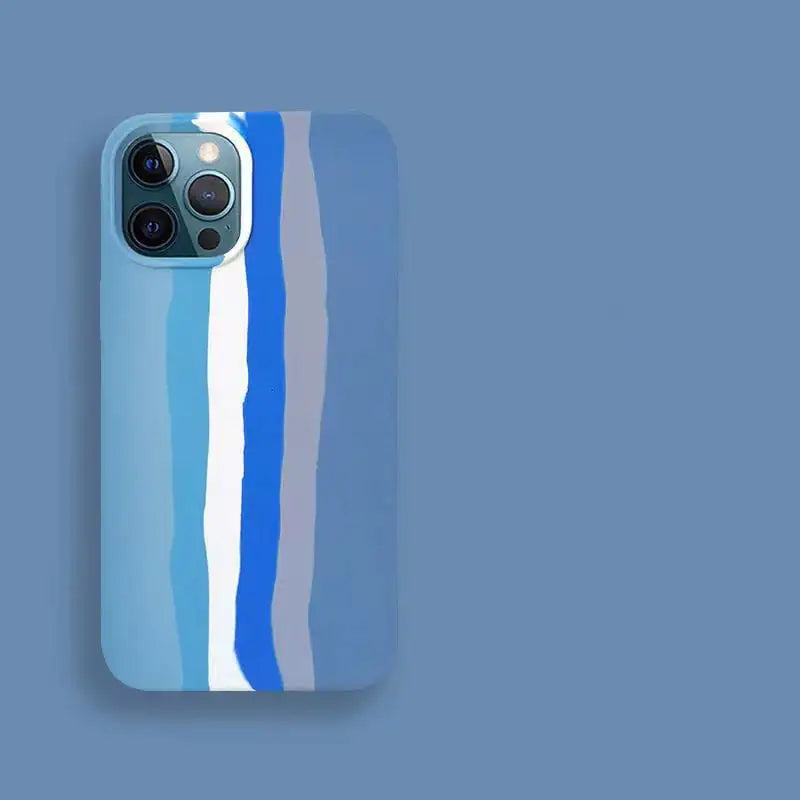 Rainbow Liquid Shell Phone Case for Apple iPhone 11